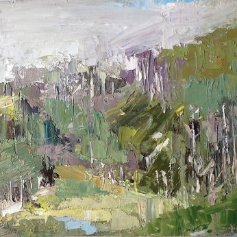 'Abstract Landscape, Anglesey' (2012). 24cm x 30cm. Oil on Board. POA