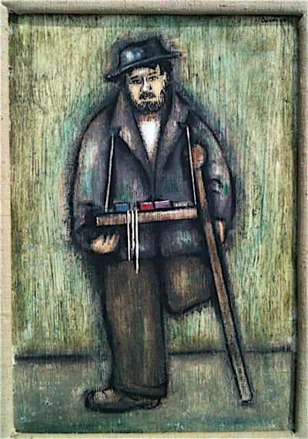 'The One-Legged Pedlar'. SOLD