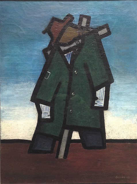 'Scarecrow' (1948) 40cm x 30cm. Oil on Canvas. SOLD