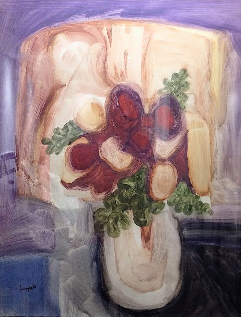 'Flowers in a Jug'. Oil on Paper. 72cm x 57cm. POA