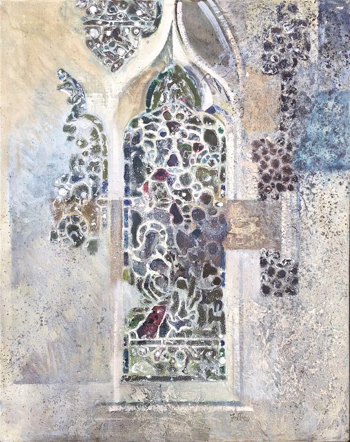 'Stained Glass Window'. Oil on Canvas. 76cm x 61cm. POA