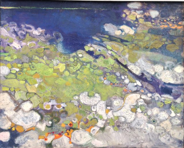'Lichens'. Oil on Canvas. 61cm x 76cm. POA