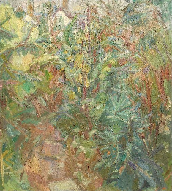 'Autumnal Garden' (1981). Oil on Board. 102cm x 92cm. POA