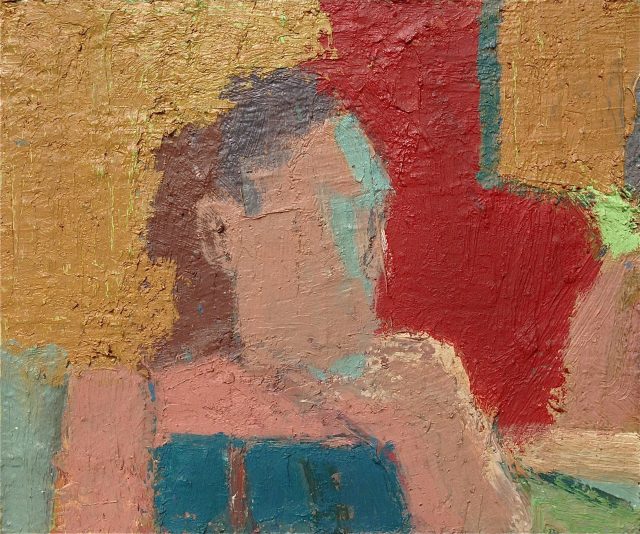 'Seated Woman' (2006). Oil on Canvas. 23cm x 51cm. POA
