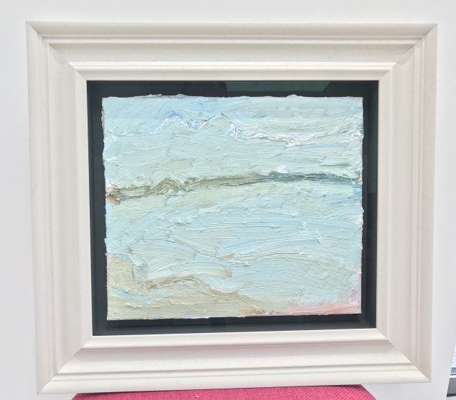 'Summer Beach - Early Morning' (2013). Oil on Canvas. 30cm x 35cm. SOLD