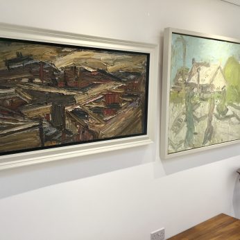 'Rooftops from St. Martins' (1966) & 'Summer Morning' 1996).