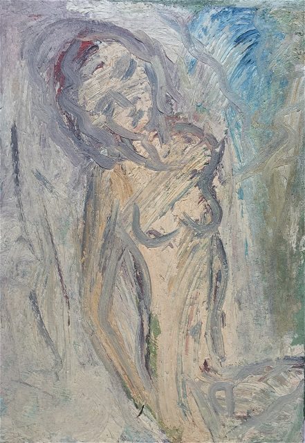 'Reclining Nude - Corrina' (2003). Oil on Board. 123cm x 87cm. POA