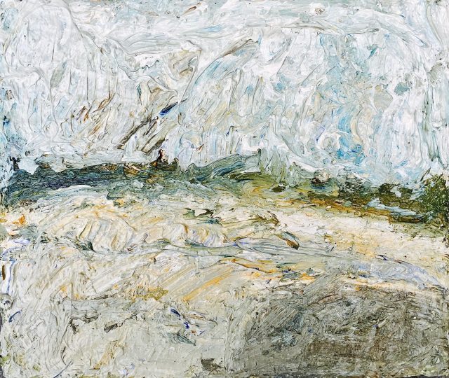 'Saltings' (2013). Oil on Board. 26cm x 31cm. SOLD