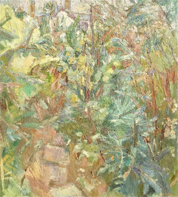 'Autumnal Garden' (1981). Oil on Board. 102cm x 92cm. POA