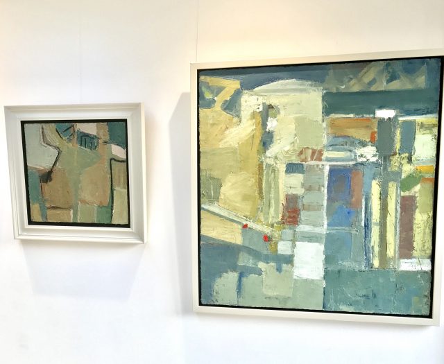 'Abstraction' (2010) and 'Studio and Garden' (2015). POA