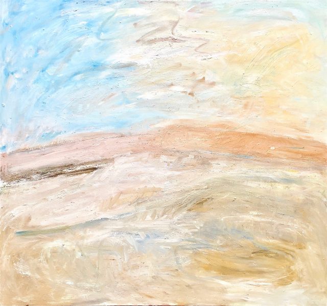 'Across the Mire, Dartmoor. (2008). Oil on Canvas. 140cm x 153. POA
