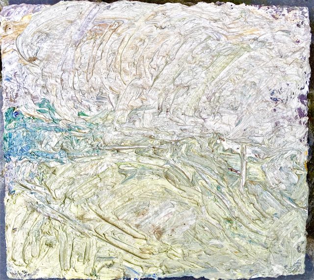'Landscape near Newlyn' (2014). Oil on Board. 28cm x 31cm. POA