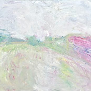 'Springtime - Fields Near Newlyn' (2014). Oil on canvas. 118cm x 136cm. POA