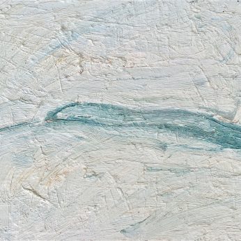 ‘Small Grey Headland’ (2005). Oil on Board. 34cm x 40cm. SOLD