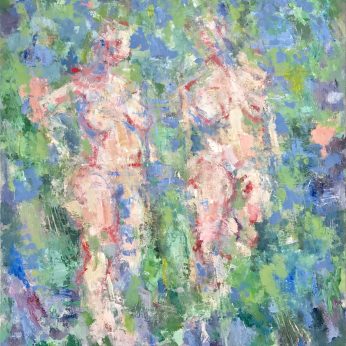 'Good Hermia' (2016). Oil on Canvas. 120cm x 100cm. SOLD